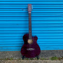 Tanglewood Azure TA4CE-PU Super-Folk Electro-Acoustic Guitar Purple