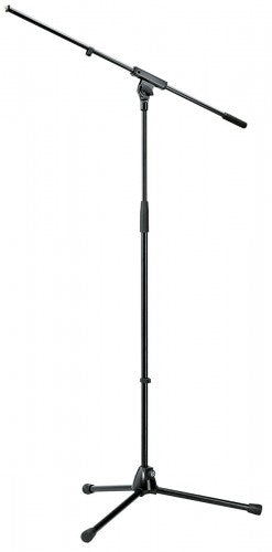 K & M - Microphone Boom Stand - One Piece Boom Stand With Die Cast Base