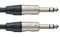 Stagg N series audio cable, jack/jack (6.3mm), stereo (balanced)