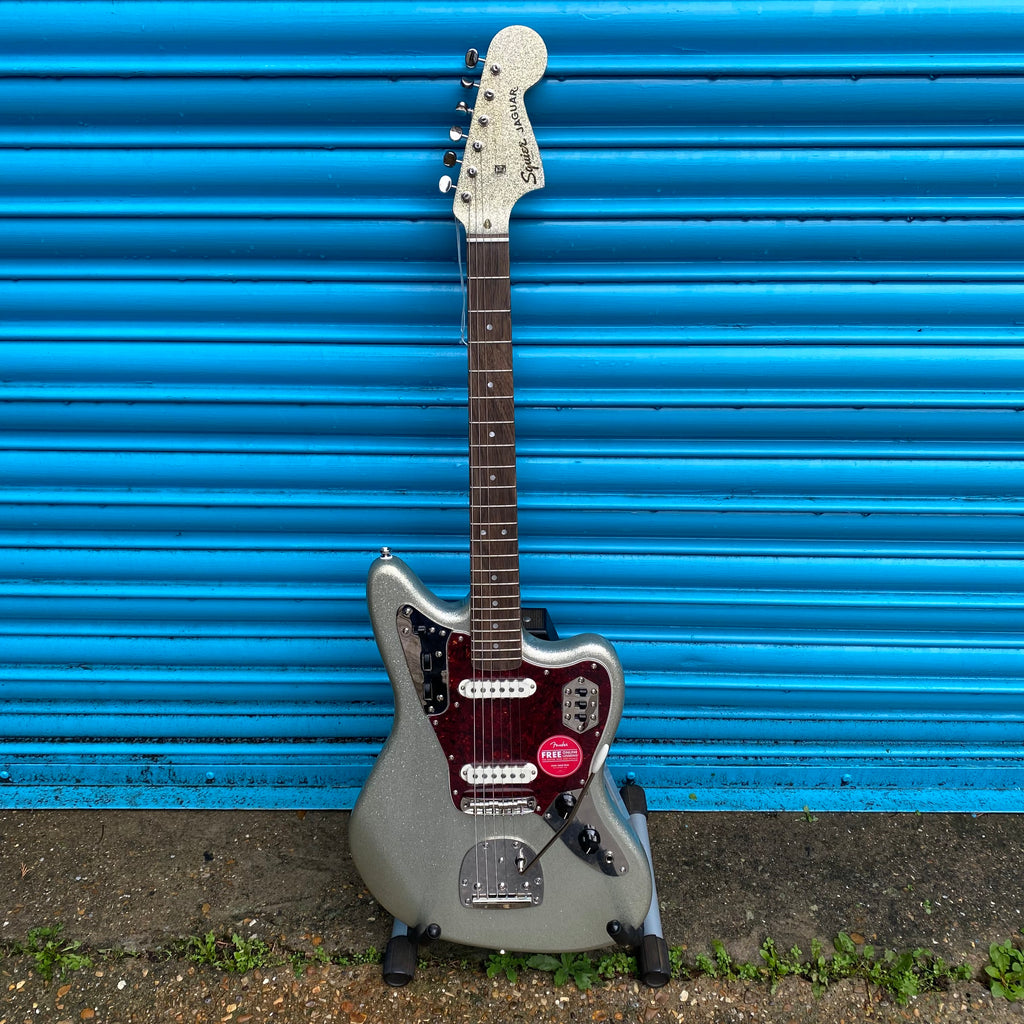 Fender Squier - Jaguar Electric Guitar (Silver Sparkle)