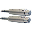 Stagg - 2 x XLR (Female) to Stereo Jack (Male) Adapter