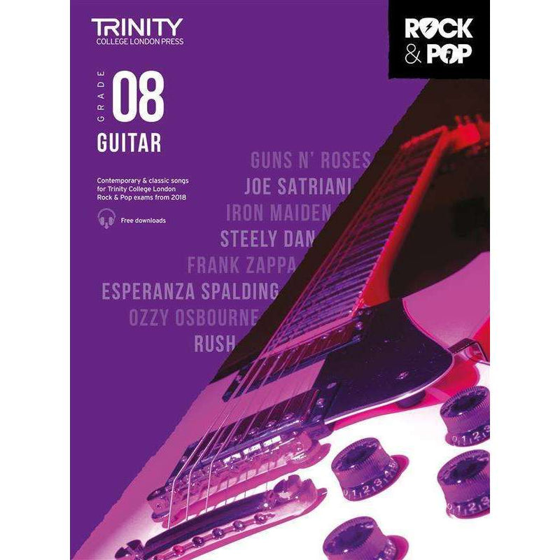 Trinity Rock & Pop 2018 Exam Book (for Guitar)