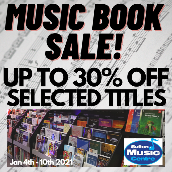 Huge Sheet Music sale - nearly 2000 books with 30% OFF!