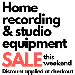 Home Recording and Studio Equipment SALE! Jan 22nd-24th.