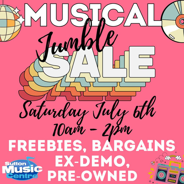 Musical Jumble Sale - Saturday 6th July, 10am-2pm