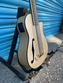 ORTEGA Bamboo Series Short Scale Uke Bass 4 String - Solid Bamboo + Bag