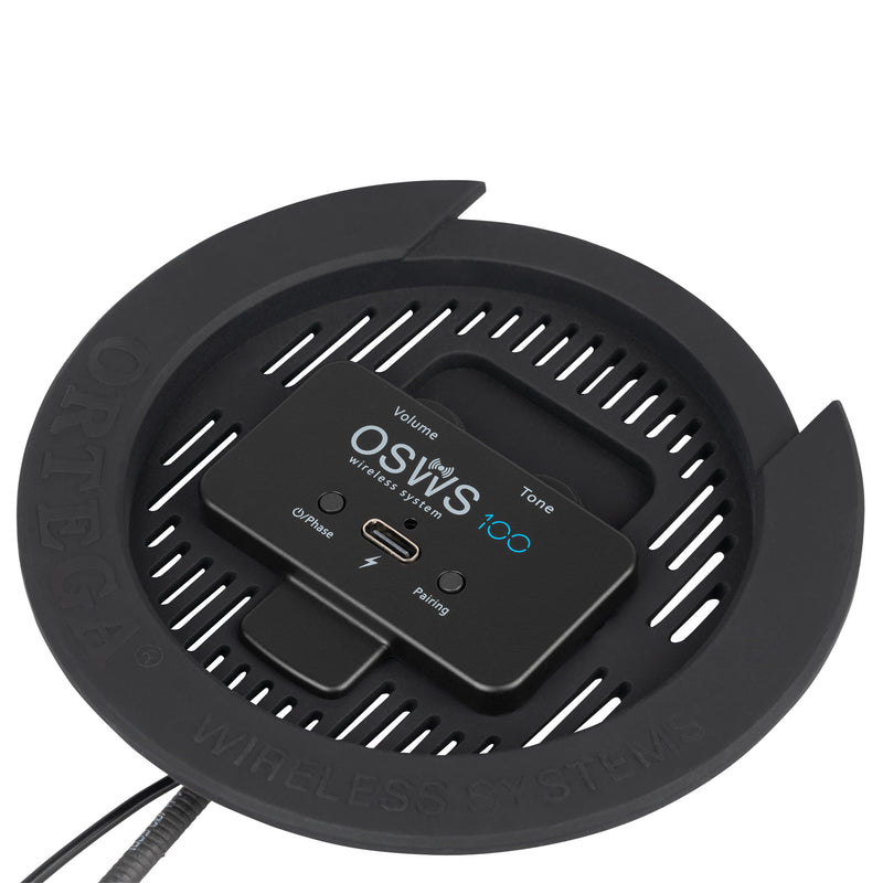 ORTEGA Wireless Soundhole Pickup System for Acoustic Guitars - 100 mm Diameter