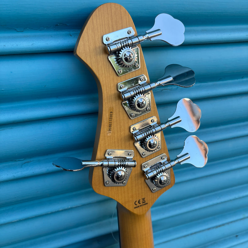 Aria 313 MK2 5 String Detroit Bass - Natural Finish