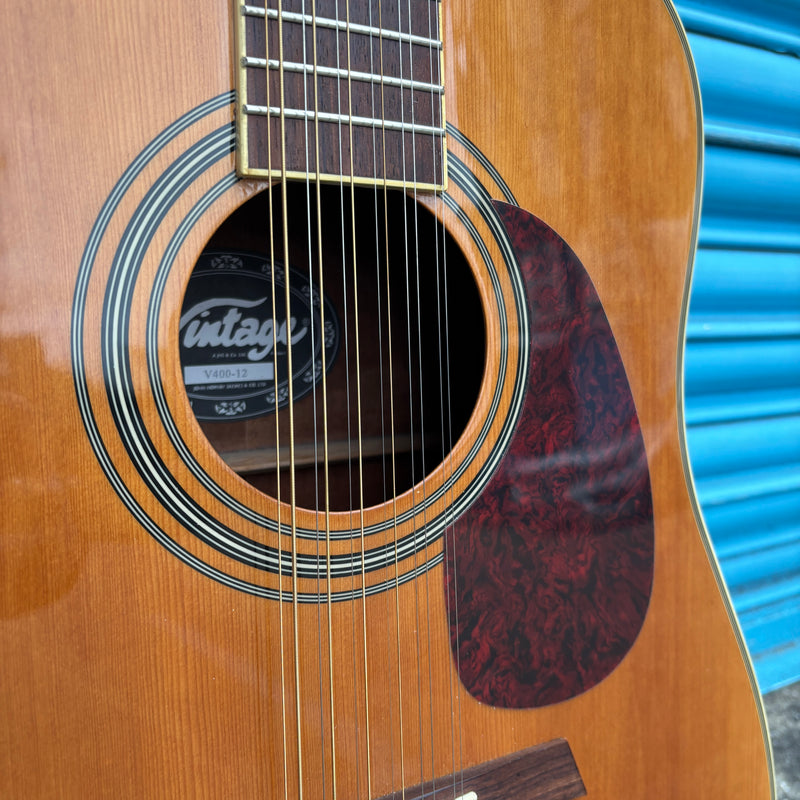 Pre-Loved Vintage V400-12 12 String Acoustic Guitar