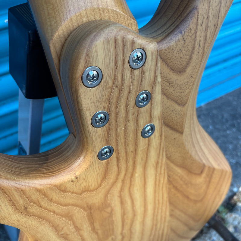 Aria 313 MK2 5 String Detroit Bass - Natural Finish