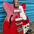 (Pre-Owned) Jedson Semi-Hollow Electric Guitar