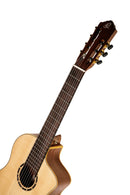 Ortega Family Series Pro Electro Classical Guitar 7 String - Solid Spruce / Sapele Natural + Padded Gig Bag