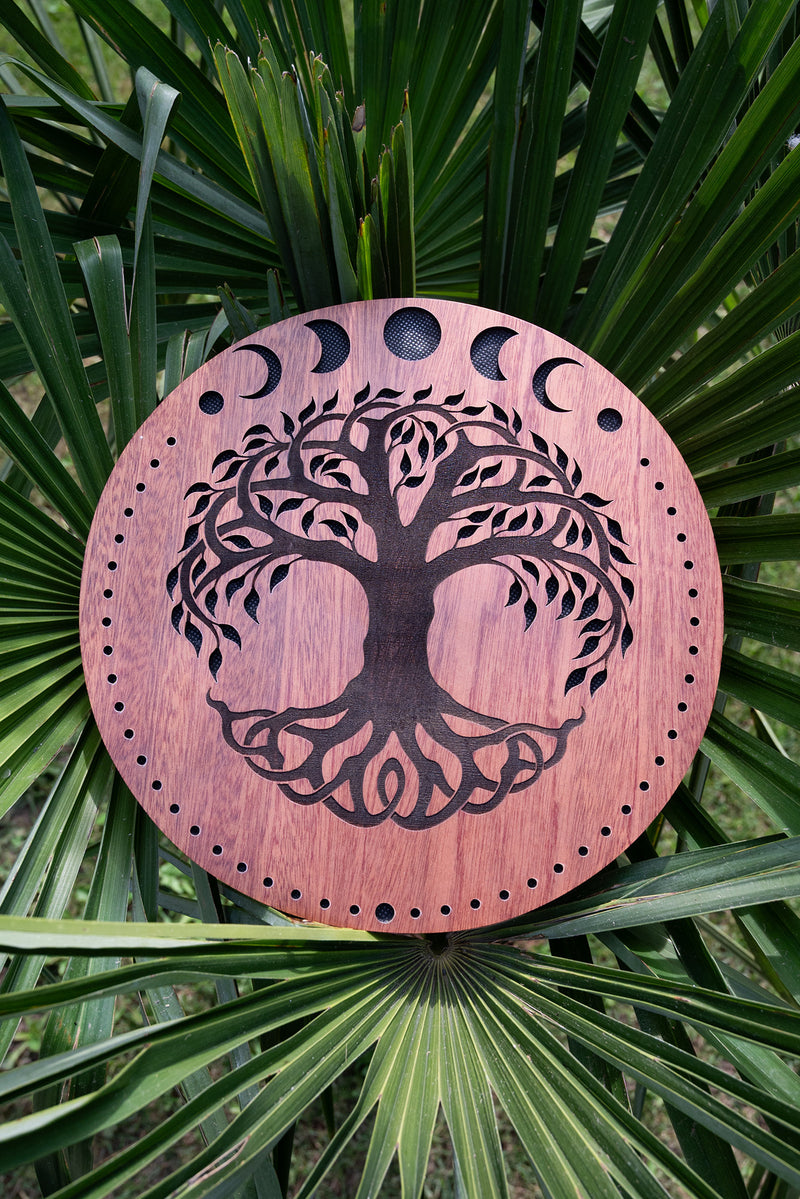 Meinl Sonic Energy EC Ch Planeta – Gong Jupiter Accordé – Fait Main En Inde – Avec Maillet Bois