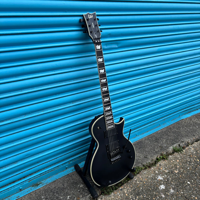 Pre-Loved ESP LTD ES-1000 Floyd Rose Satin Black Finish