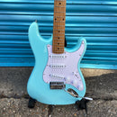 Gould GE10SBL Santa Fe Sonic Blue Strat Style Electric Guitar
