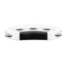 MEINL Percussion Headliner® Series Molded ABS Single-Row Tambourine - White