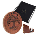 MEINL Sonic Energy 12" Rain Disk, Stream Sound, Moon Phases & Tree of Life Carving