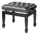 Stagg PB85 Deluxe Piano Bench - Gloss Black