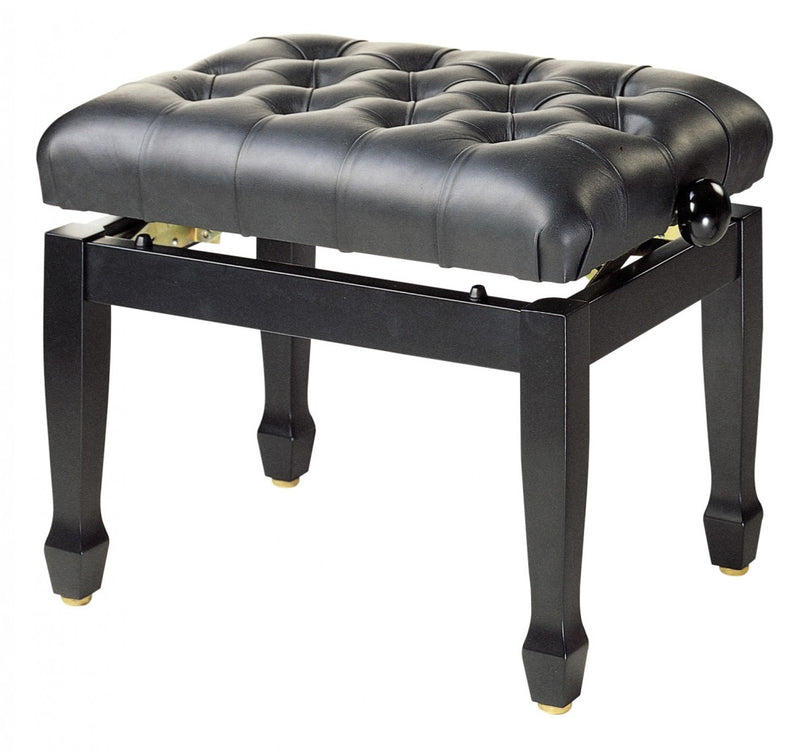 Stagg PB85 Deluxe Piano Bench - Gloss Black