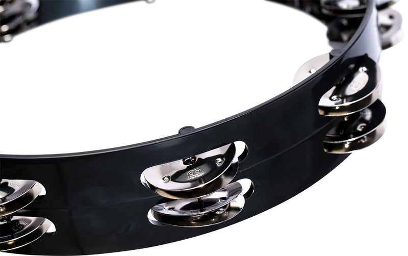MEINL Percussion Headliner® Series Molded ABS Tambourine - 10" Black