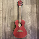 Ortega Earth Series Concert Ukulele 4 String - Fire Red