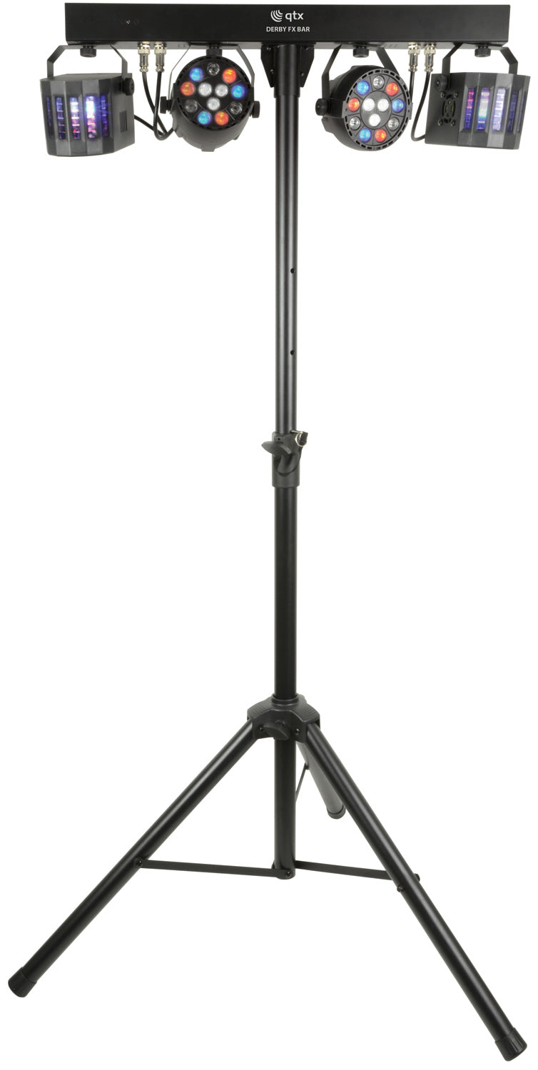 QTX LED Derby FX Lighting Bar with Stand