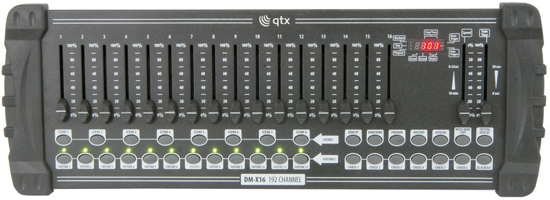 QTX DM-X16 192 Channel DMX Controller