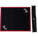 Pearl PPBRBRLG Drum Mat 200cm x 180cm, Black with Red Border