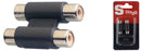 Stagg Dual Female RCA/Dual Female RCA Adaptor (2 Pack)