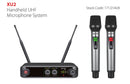 XU2 Series UHF Dual Handheld  Microphone System