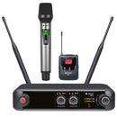 XU2 Series Dual Combo UHF 1 Handheld + 1 Bodypack Microphone System