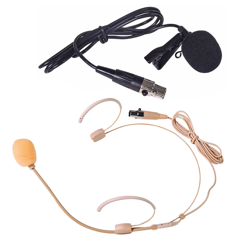 XU2 Series Dual Combo UHF 1 Handheld + 1 Bodypack Microphone System