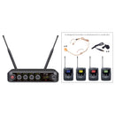 Chord XU Series  Bodypack UHF Microphone Systems 4 Channel Headset