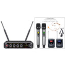 Chord XU series UHF Microphone Systems 4 Channel Combo (2 Handheld & 2 Bodypack)