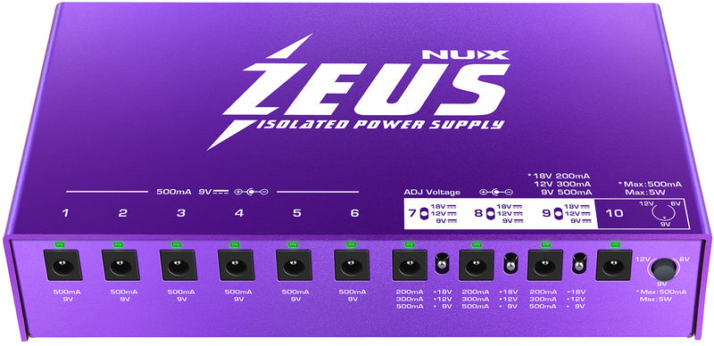 NU-X Zeus Guitar Pedal Power Supply