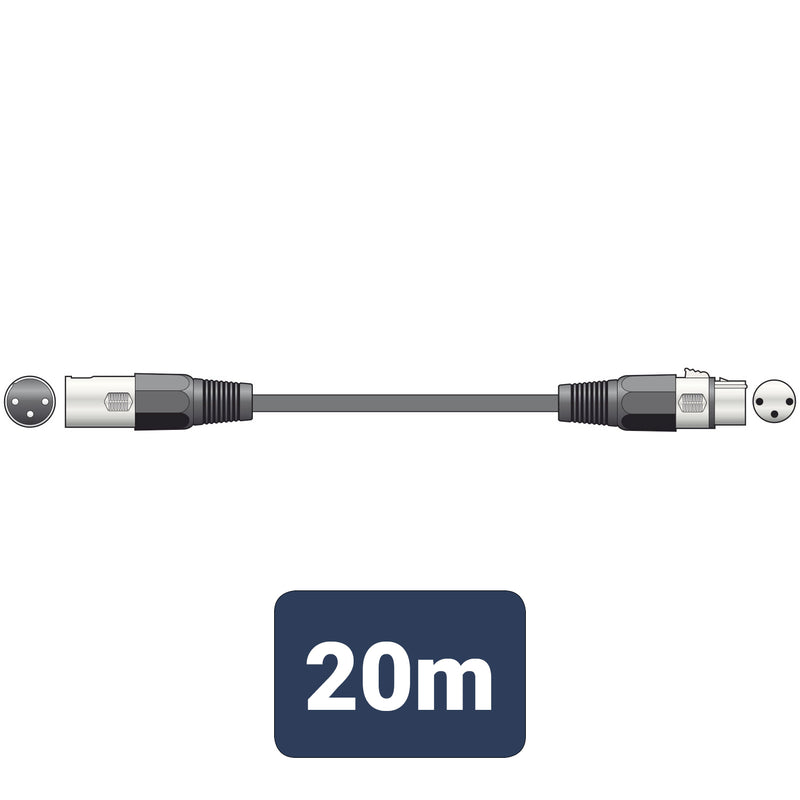 QTX 20m DMX Lighting Cables