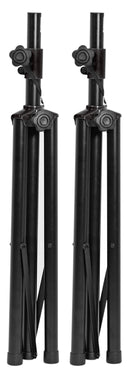 QTX Heavy Duty Speaker Stand Pair with Gig Bag
