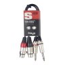 Stagg Twin XLR female / jack male Cable