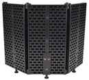 Citronic 3-Section Square Microphone Isolation Screen