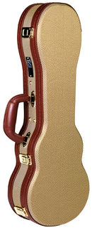 TGI Soprano Ukulele Tweed  Wood Hard Case