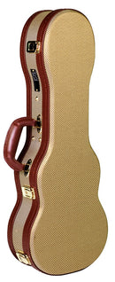 TGI Tenor Ukulele Tweed Wood Hard Case