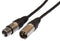 QTX 1.5m XLR Male to XLR Female Microphone Lead