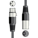 QTX Essential Male XLR/Female XLR Microphone Cable