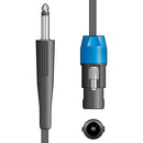 Citronic Speaker Lead - Speaker Plug to 6.3mm Mono Jack Plug