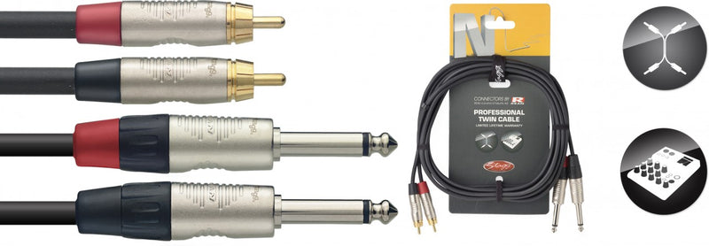 N series Professional Microphone/Twin Cable