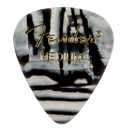 Fender Premium Celluloid Guitar Picks 351 Shape, Zebra, Medium, 12-Pack