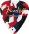 Fender Premium Celluloid Guitar Picks 351 Shape, Confetti, Medium, 12-Pack