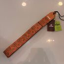 AMUMU Vegan Guitar Straps - Rustic Tan Paisley