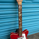 (Pre-Owned) Jedson Semi-Hollow Electric Guitar