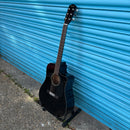 Pre-Loved Fender CD-60CE BLK-DS-V2 Dreadnought Acoustic Guitar Inc Padded Gig Bag